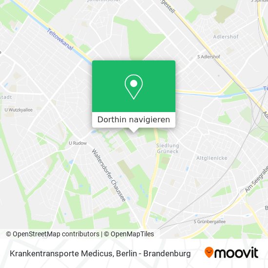 Krankentransporte Medicus Karte