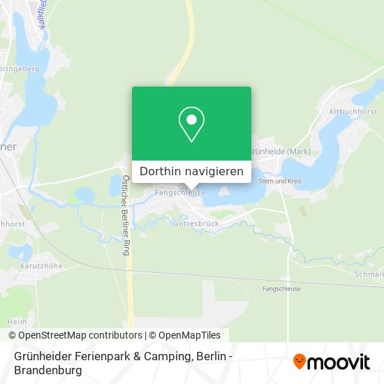 Grünheider Ferienpark & Camping Karte