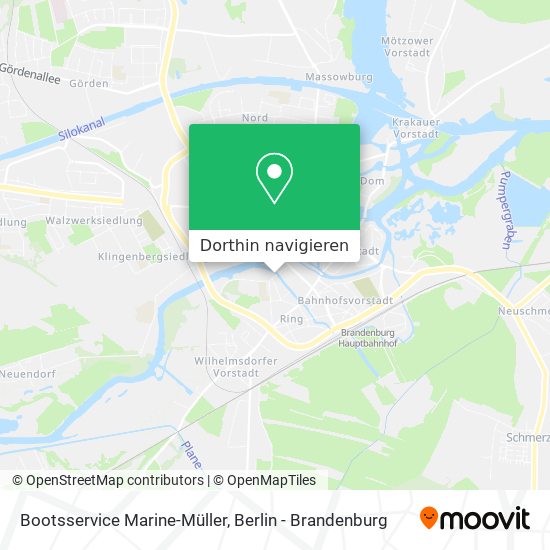 Bootsservice Marine-Müller Karte