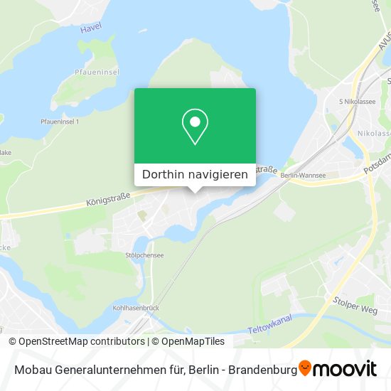 Mobau Generalunternehmen für Karte