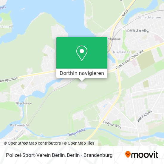 Polizei-Sport-Verein Berlin Karte