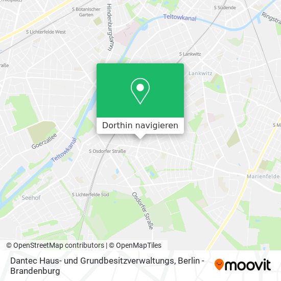 Dantec Haus- und Grundbesitzverwaltungs Karte