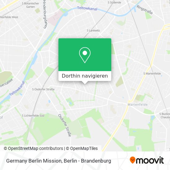 Germany Berlin Mission Karte