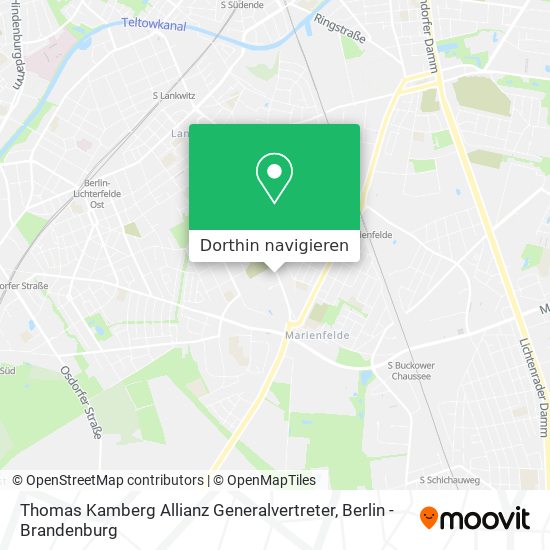 Thomas Kamberg Allianz Generalvertreter Karte
