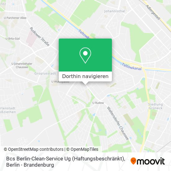 Bcs Berlin-Clean-Service Ug (Haftungsbeschränkt) Karte