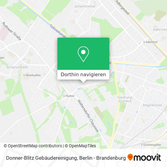 Donner-Blitz Gebäudereinigung Karte