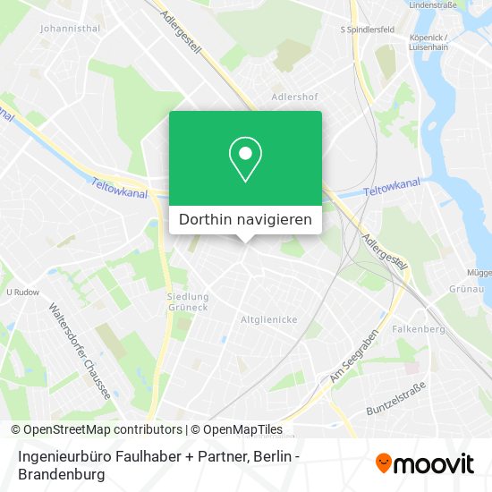 Ingenieurbüro Faulhaber + Partner Karte