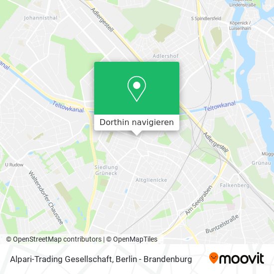 Alpari-Trading Gesellschaft Karte