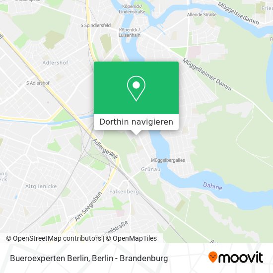 Bueroexperten Berlin Karte