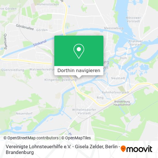 Vereinigte Lohnsteuerhilfe e.V. - Gisela Zelder Karte