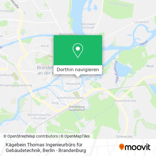 Kägebein Thomas Ingenieurbüro für Gebäudetechnik Karte