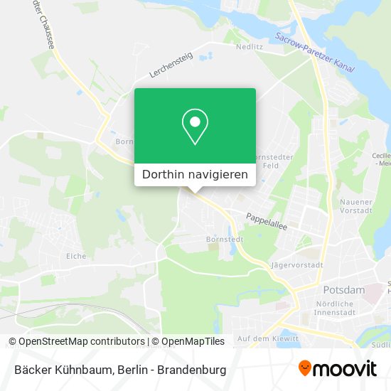Bäcker Kühnbaum Karte