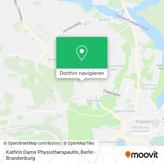 Kathrin Dams Physiotherapeutin Karte