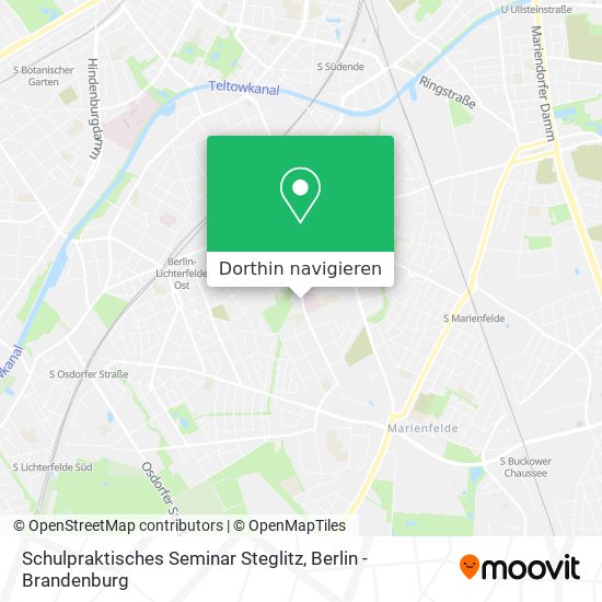 Schulpraktisches Seminar Steglitz Karte