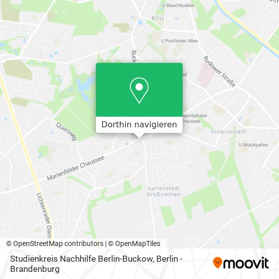 Studienkreis Nachhilfe Berlin-Buckow Karte