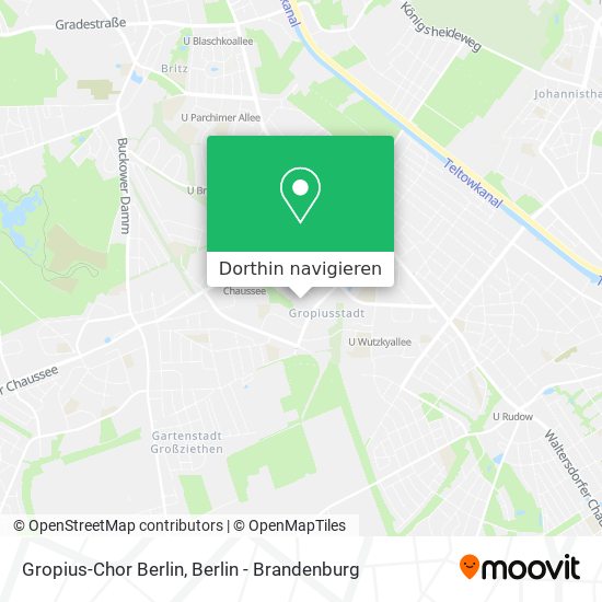 Gropius-Chor Berlin Karte
