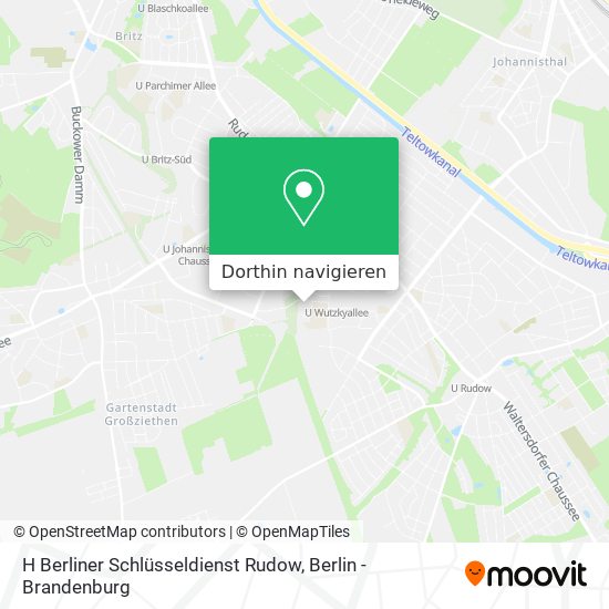 H Berliner Schlüsseldienst Rudow Karte