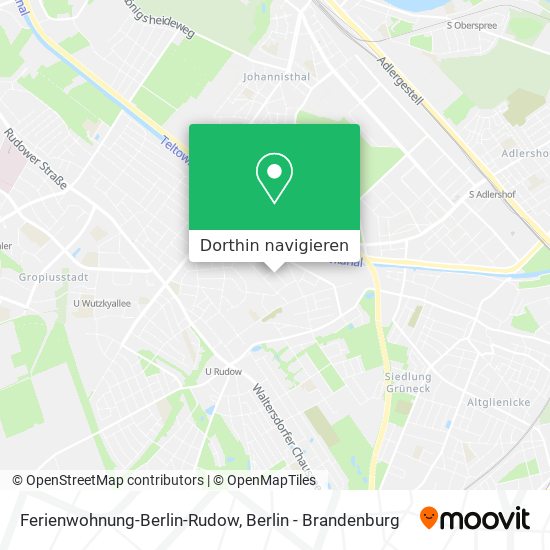 Ferienwohnung-Berlin-Rudow Karte
