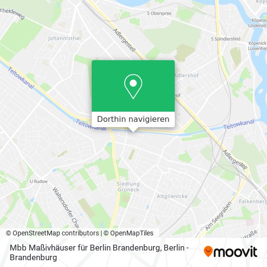 Mbb Maßivhäuser für Berlin Brandenburg Karte