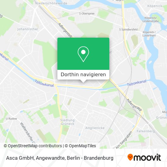 Asca GmbH, Angewandte Karte