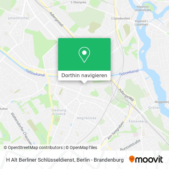 H Alt Berliner Schlüsseldienst Karte