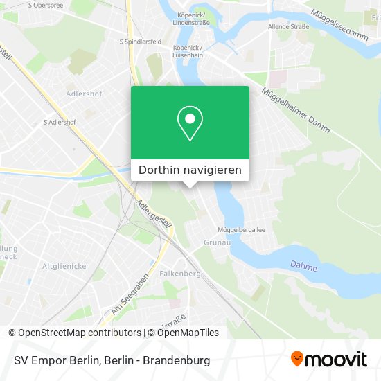 SV Empor Berlin Karte