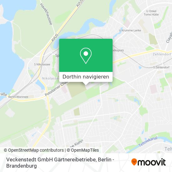Veckenstedt GmbH Gärtnereibetriebe Karte