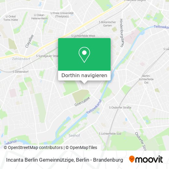 Incanta Berlin Gemeinnützige Karte