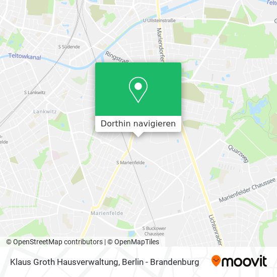 Klaus Groth Hausverwaltung Karte