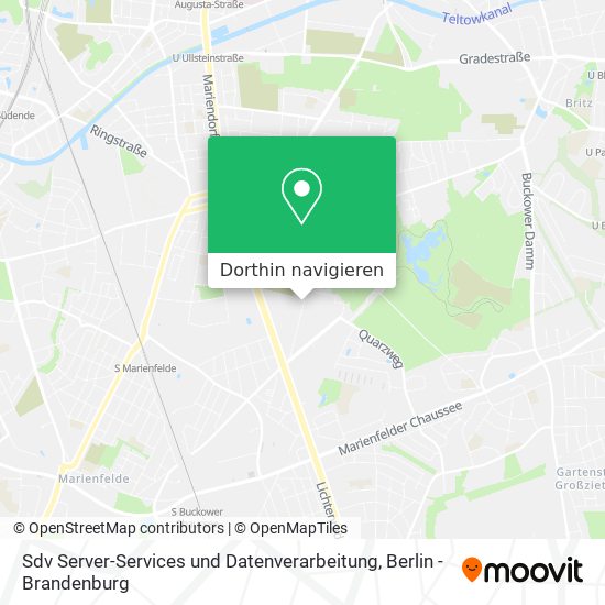 Sdv Server-Services und Datenverarbeitung Karte