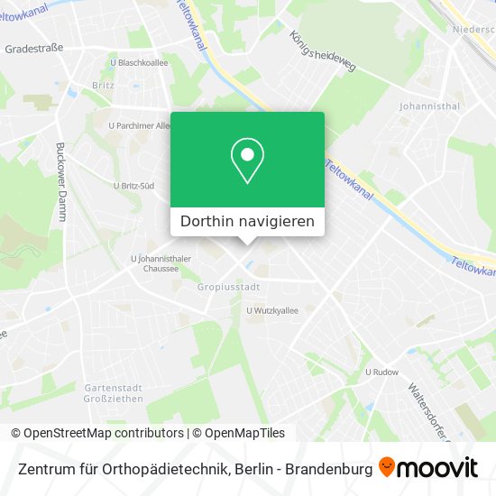 Zentrum für Orthopädietechnik Karte