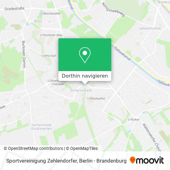 Sportvereinigung Zehlendorfer Karte
