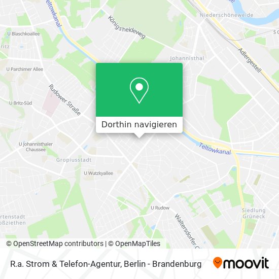 R.a. Strom & Telefon-Agentur Karte