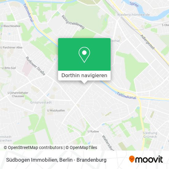 Südbogen Immobilien Karte