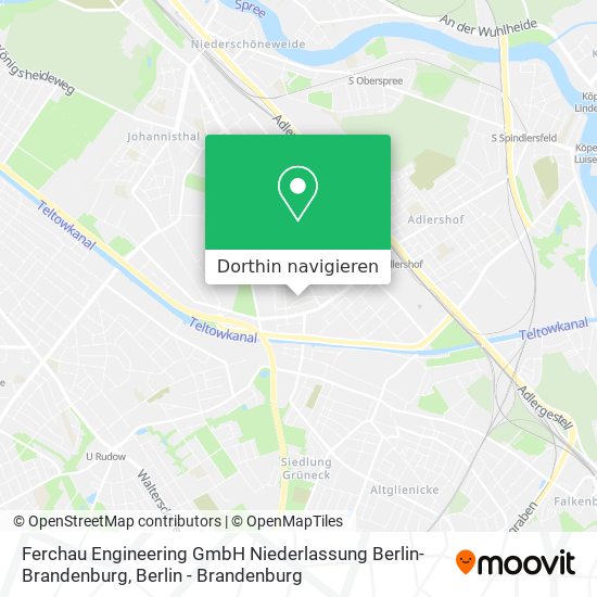 Ferchau Engineering GmbH Niederlassung Berlin-Brandenburg Karte