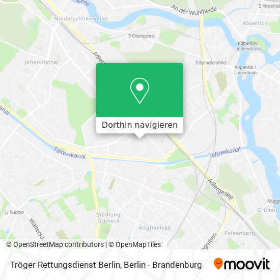 Tröger Rettungsdienst Berlin Karte