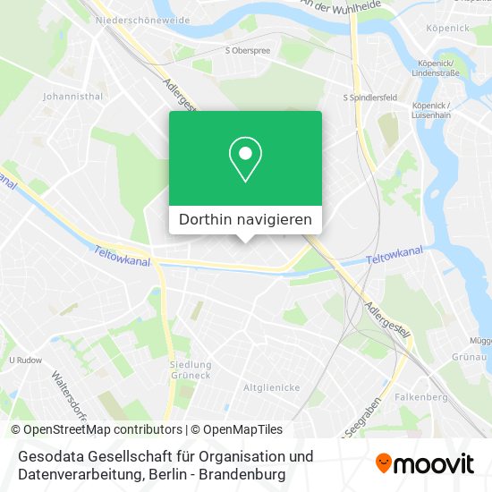 Gesodata Gesellschaft für Organisation und Datenverarbeitung Karte