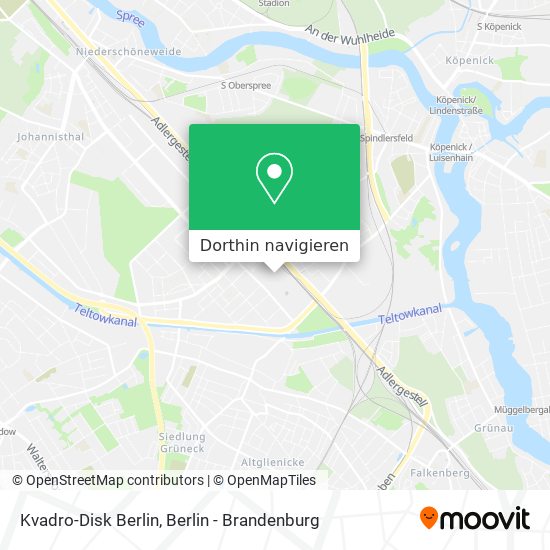 Kvadro-Disk Berlin Karte