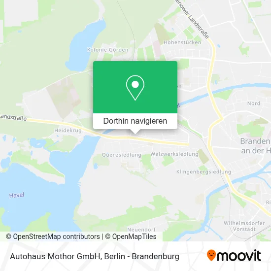 Autohaus Mothor GmbH Karte