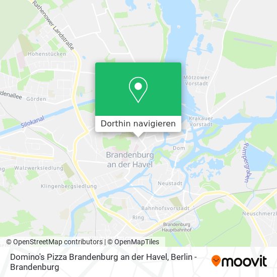 Domino's Pizza Brandenburg an der Havel Karte