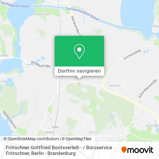 Frötschner Gottfried Bootsverleih - / Büroservice Frötschner Karte