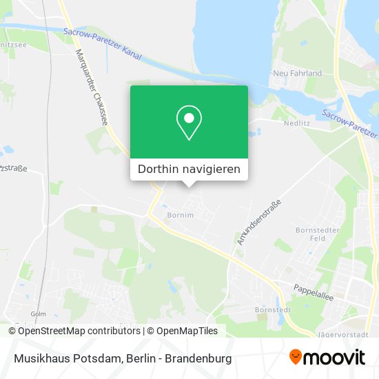 Musikhaus Potsdam Karte