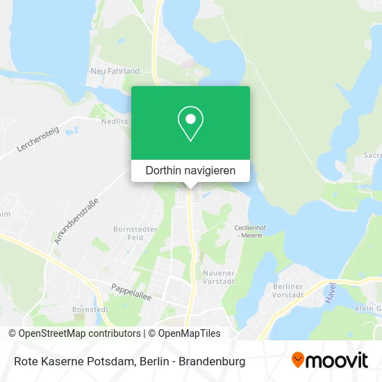 Rote Kaserne Potsdam Karte