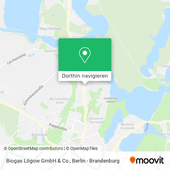 Biogas Lögow GmbH & Co. Karte