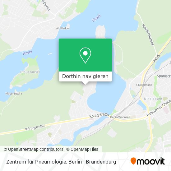 Zentrum für Pneumologie Karte