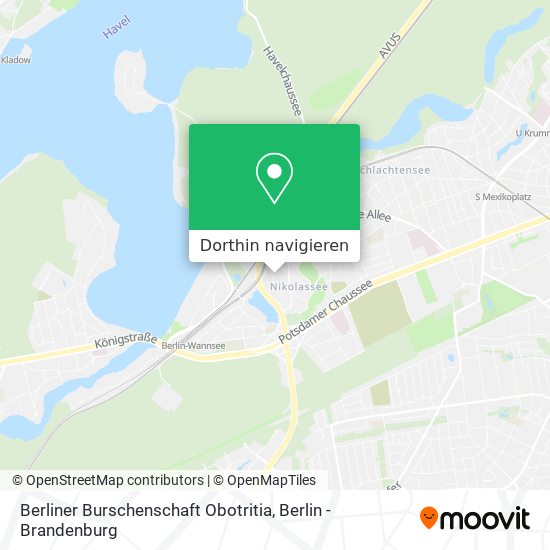 Berliner Burschenschaft Obotritia Karte