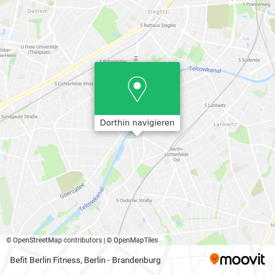 Befit Berlin Fitness Karte