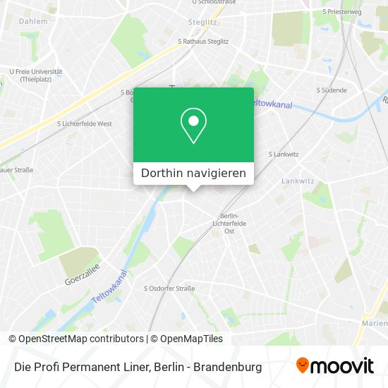 Die Profi Permanent Liner Karte