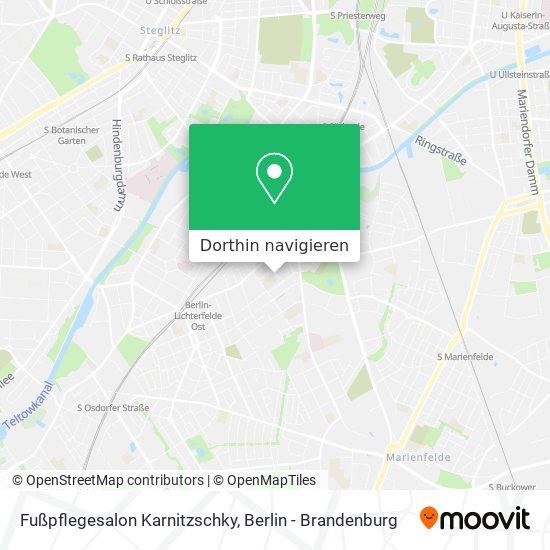 Fußpflegesalon Karnitzschky Karte