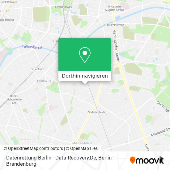Datenrettung Berlin - Data-Recovery.De Karte